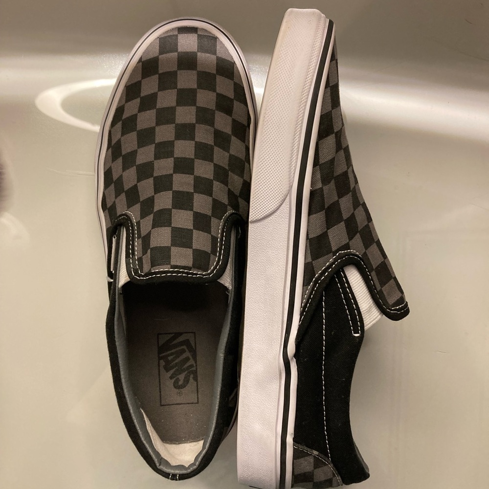 Vans Classic Slip-On Shoes Black/Pewter